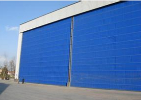 无机布卷帘门展示